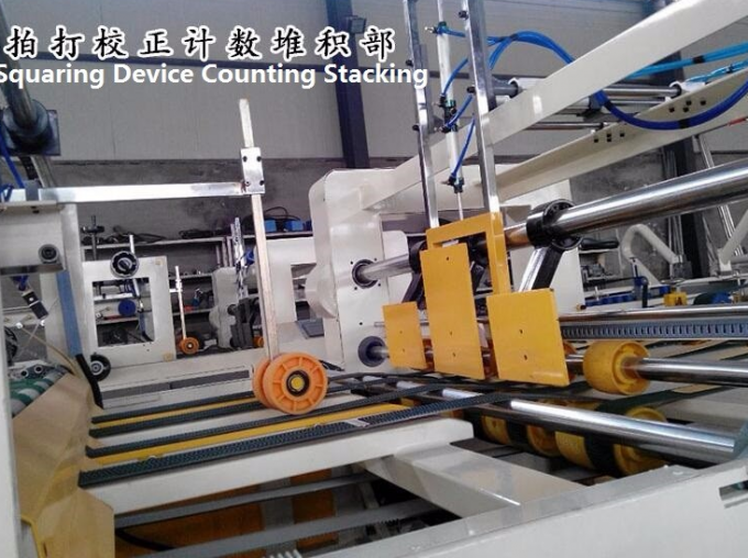 PRY-2600 High Speed Full Automatic Folder Gluer Machine dengan Unit Strapping 8