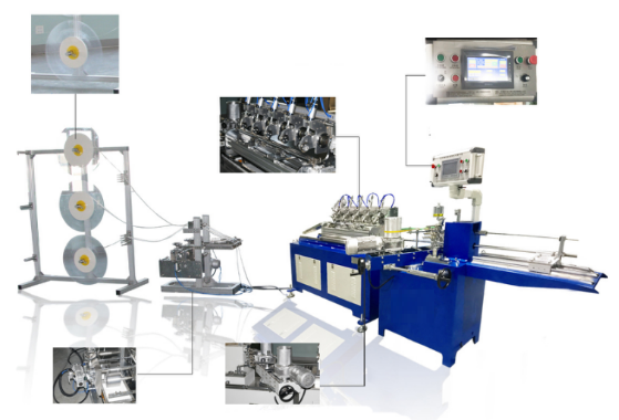 PRY-5 Otomatis 40m Kecepatan Mesin pembuatan jerami kertas 1