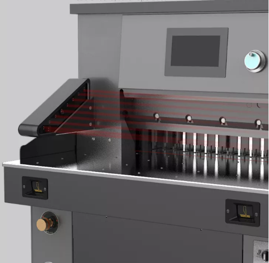 Mesin Pemotong Kertas Kontrol Program Mikrokontroler Frekuensi Variabel Hidraulik H5010L 2