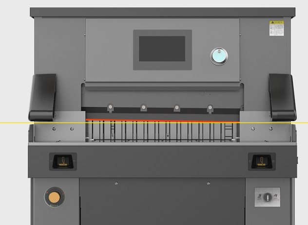 Mesin Pemotong Kertas Kontrol Program Mikrokontroler Frekuensi Variabel Hidraulik H5010L 5