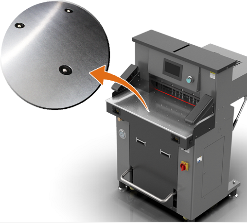 Mesin Pemotong Kertas Kontrol Program Mikrokontroler Frekuensi Variabel Hidraulik H5010L 8