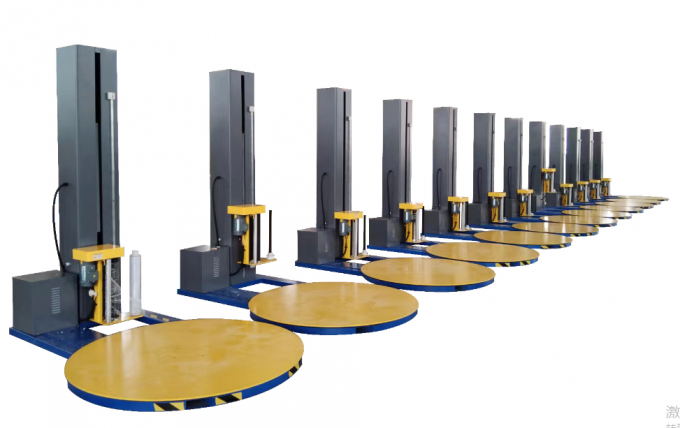 BL1650P Mesin Pembungkus Film Peregangan Palet Otomatis Listrik untuk Makanan, Minuman, Tekstil, Komoditas, Kimia, Pakaian 1