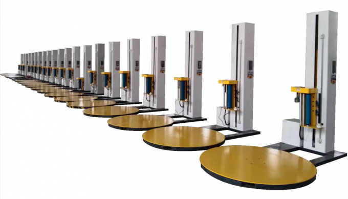 BL1650P Mesin Pembungkus Film Peregangan Palet Otomatis Listrik untuk Makanan, Minuman, Tekstil, Komoditas, Kimia, Pakaian 2