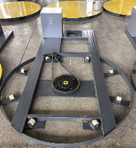 BL1650P Mesin Pembungkus Film Peregangan Palet Otomatis Listrik untuk Makanan, Minuman, Tekstil, Komoditas, Kimia, Pakaian 3