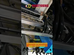 GL Series Water Base Glue Thermal PET Film Mesin Laminating Fungsi Ganda