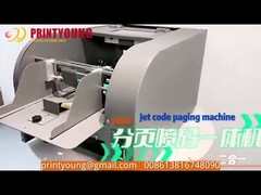 Mesin Paging Coding Inkjet Online Seri T-W Seri Multi-Nozel dengan Fungsi Pemisahan Dua Halaman