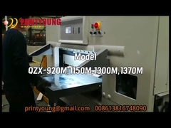 Mesin Pemotong Kertas Otomatis 5.5kw dengan Tinggi Meja Depan 930mm