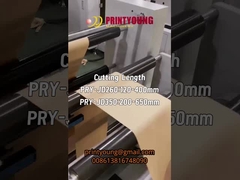 PRY-JD350 V Bentuk tajam bagian bawah makanan ringan Makanan kering Buah Kantong Kertas Membuat Mesin Membentuk