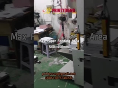 PRY-55 Kontaktor Impor Pemanasan Solid State Servo Automatic Gold Hot Foil Stamping Machine