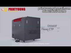 DX660F 4000dpi Digital Flexo CTP Plates Membuat Mesin