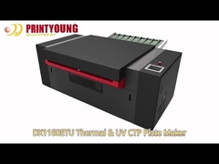 DX1160ETU 2400 dpi +/- 0,005 mm Mesin Pembuatan Piring CTP Termal & UV