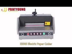 E330S Ukuran Kecil Mesin Pemotong Kertas Desktop Listrik Panduan Ganda