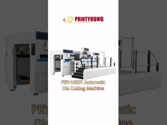 PRY-1050T Otomatis Flatbed Hot Stamping Deep Embossing Berbagai Mesin Pemotong Kertas Die