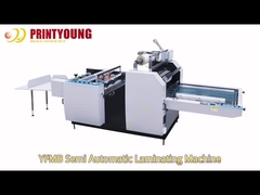 YFMB-1400 Mesin Laminating Film PVC PET OPP Termal Berpisah Semi Otomatis