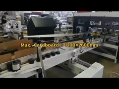 PRY-2600 High Speed Full Automatic Folder Gluer Machine dengan Unit Strapping