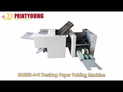 Gar03-4+K Desktop Paper Cross Folding Machine dengan pisau