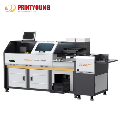 H300 Intelligent Book Glue Binding Machine with Indentation and Auto Feed Cover