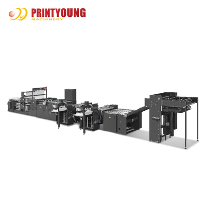 PRY-1020AFG Mesin Cetak Flexo In-Line 2 Warna Pengumpan Ganda Otomatis dengan Kecepatan Cetak 300 M/mnt