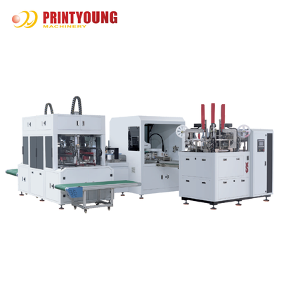 PRY-CS620B Mesin Pembuat Kotak Kaku Otomatis Berkecepatan Tinggi untuk Karton/Kertas 380V 48 Pcs/Menit Garansi 1 Tahun